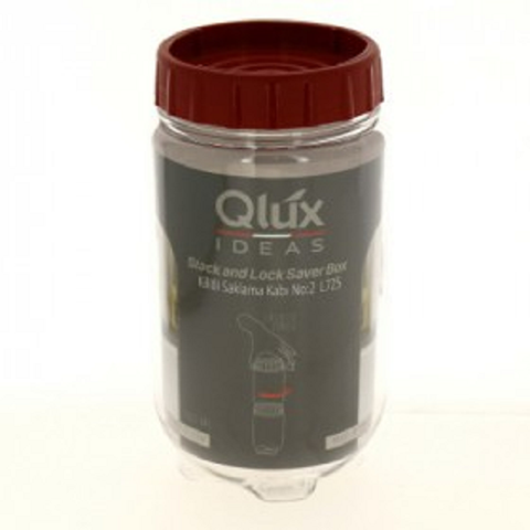 QLUX STACK & LOCK 1L STORAGE CANISTER - RED