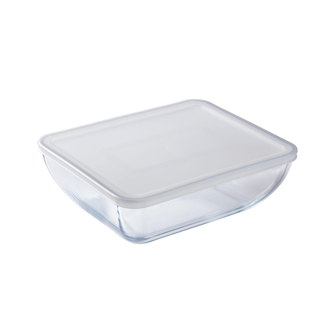 PYREX DAILY RECTANGULAR ROASTER WITH LID 22CM