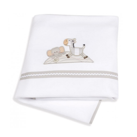 ITALBABY EMBROIDERED BLANKET