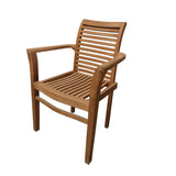 Nautica Teak Outdoor Furniture Set (4 Chairs + 1 Table)