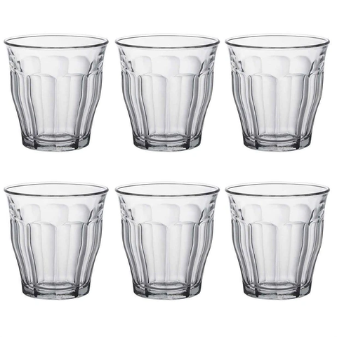 DURALEX SET OF 6 GLASSES