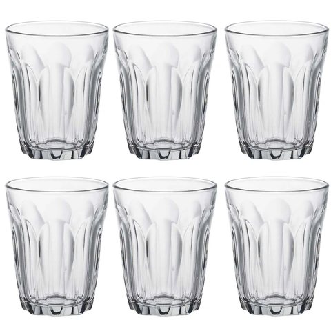 DURALEX SET OF 6 GLASSES
