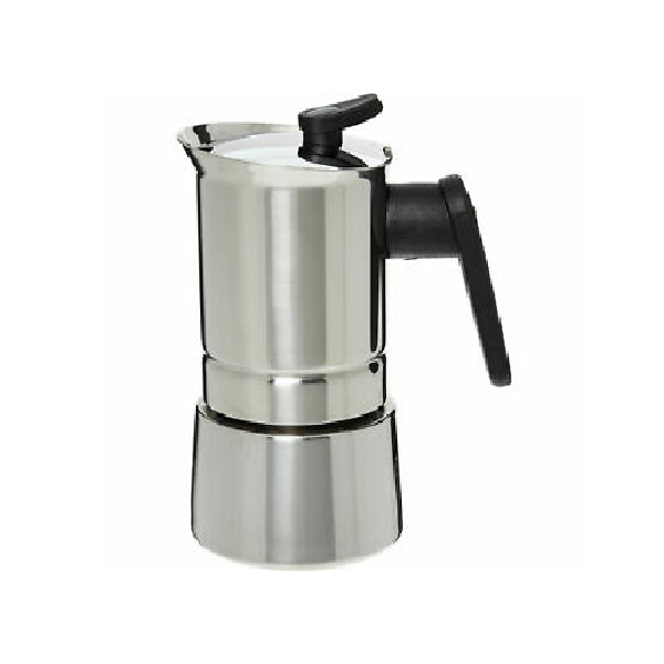 Pedrini Induction Stainless Steel Coffee Maker 6 Cup