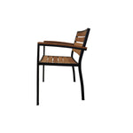 Noir Outdoor Furniture Set (4 Chairs + 1 Table)