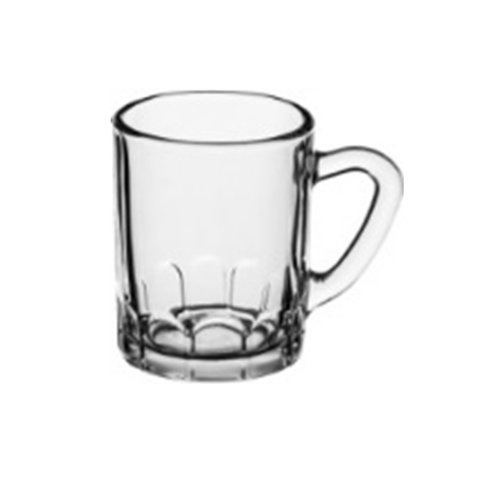 LUMINARC GLASS STEMMED BOREAL COFFEE MUG 9 / 6PCS