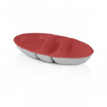 QLUX ROCCO SNACK DISH - RED