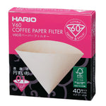 HARIO V60 COFFEE PAPER FILTER "100"